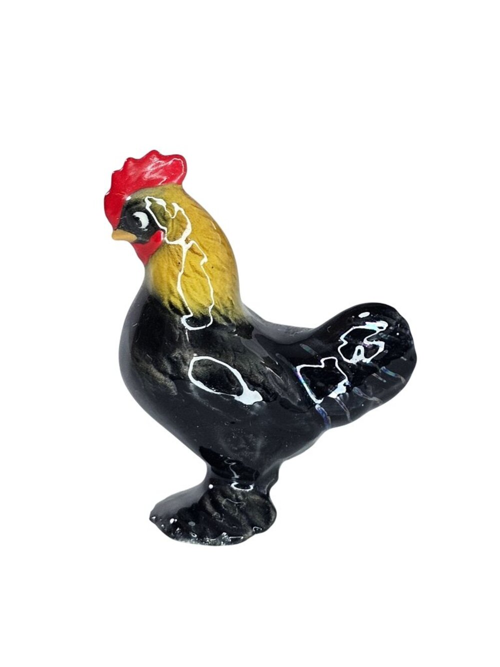 Hagen Renaker Banty Bantie Hen Black Chicken Miniature Figurine Ceramic